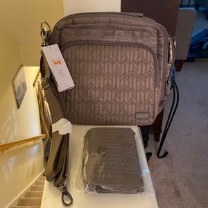 Lug rfid organizational handbag, all new with tags